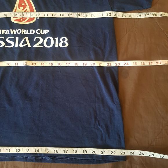 Russia 20018 T-Shirt Mens Womens Sz XL Fifa World Cup Unisex Graphic Print Logo - Picture 10 of 11